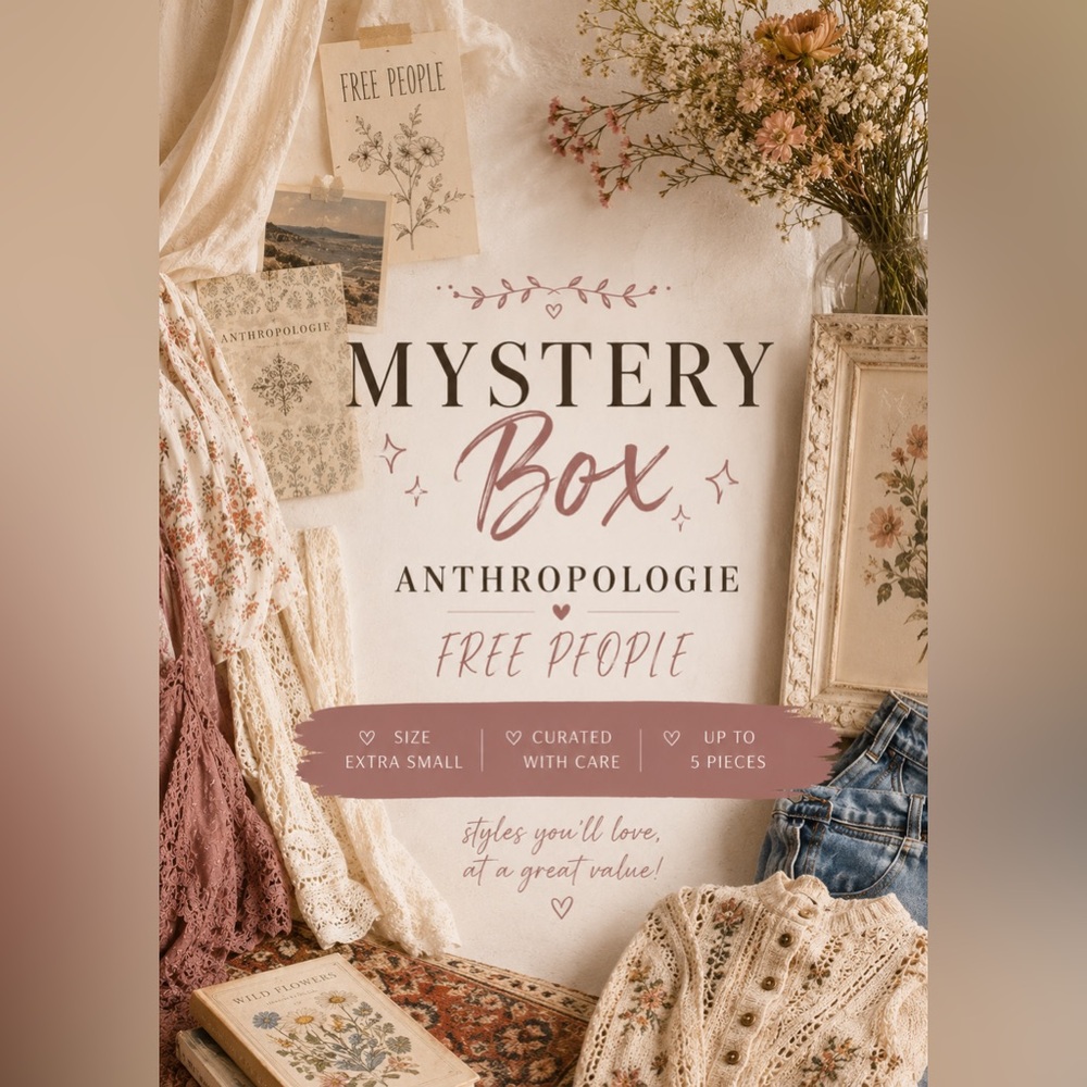 🇺🇸Firm Price🇺🇸NWT Mystery Box Free People X Anthropologie Mix XS/2